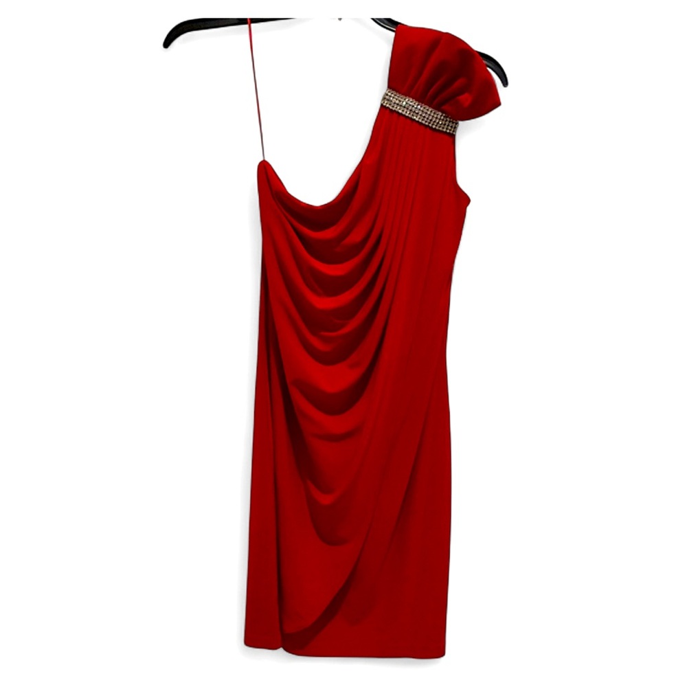 Cache One Shoulder Evening Dress Size Medium